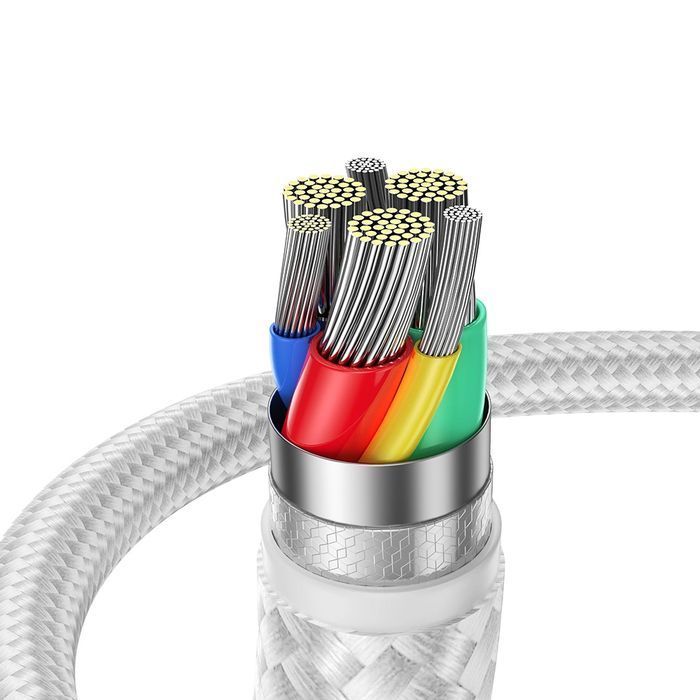 Joyroom kabel USB - Lightning 2.4A Surpass Series 3m biały