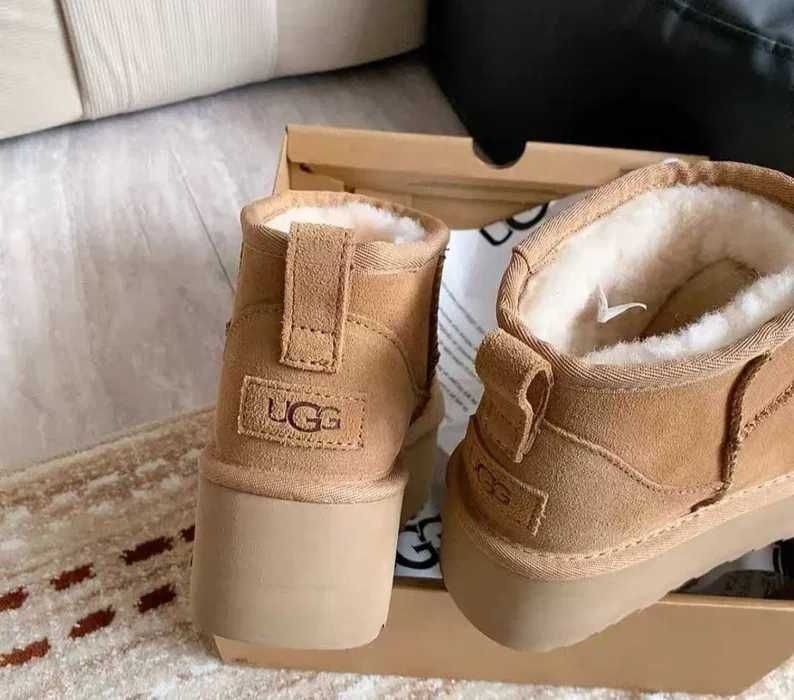 Buty damskie UGG_Classic_Ultra_Mini_Platform_Boot_Chestnut. R.38
