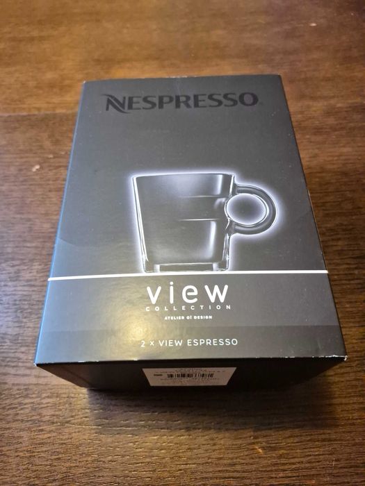 Szklaneczki do espresso firmy Nespresso