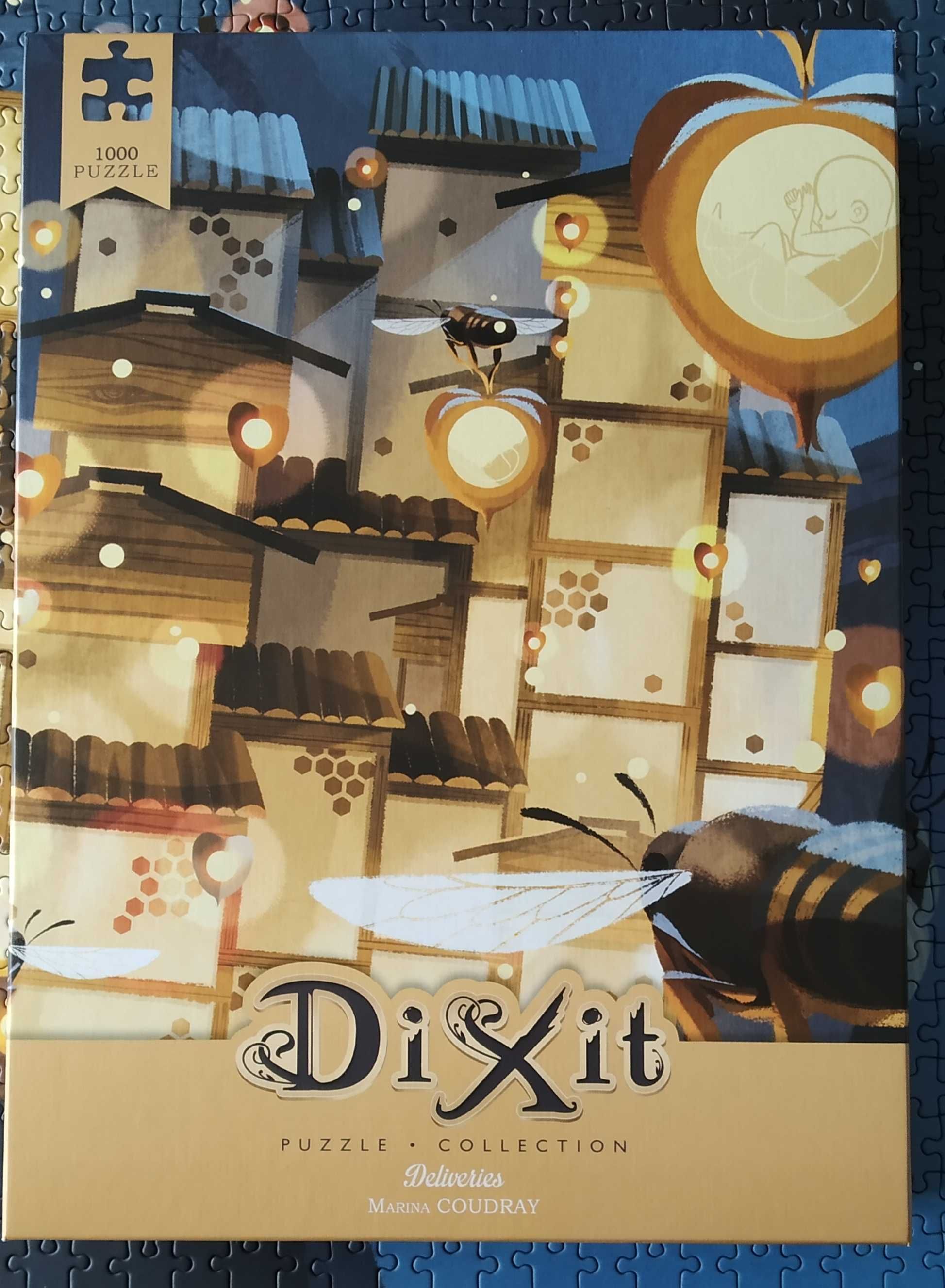 Puzzle Dixit 1000 elementów z dodatkową kartą do gry Dixit.