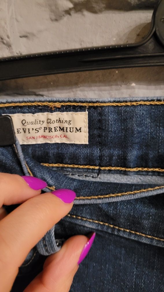 Jeans levis 710 super skinny rozmiar 27