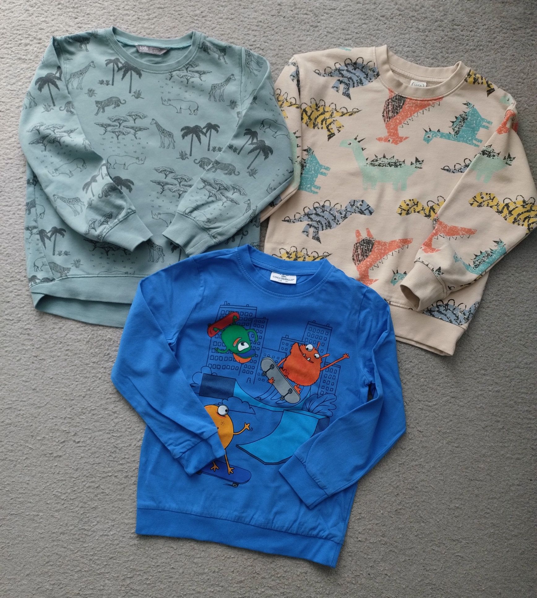 LINDEX Coccodrillo Bluzka bluza Bluzki chłopięce 116
