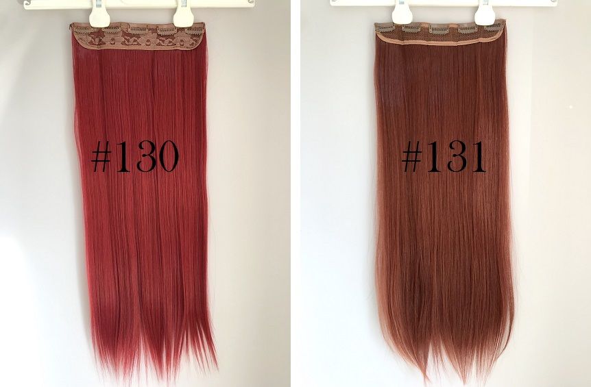Doczepiane włosy Clip in ALL HEAD 120g 60 cm OSTRE KOLORY kolorowe