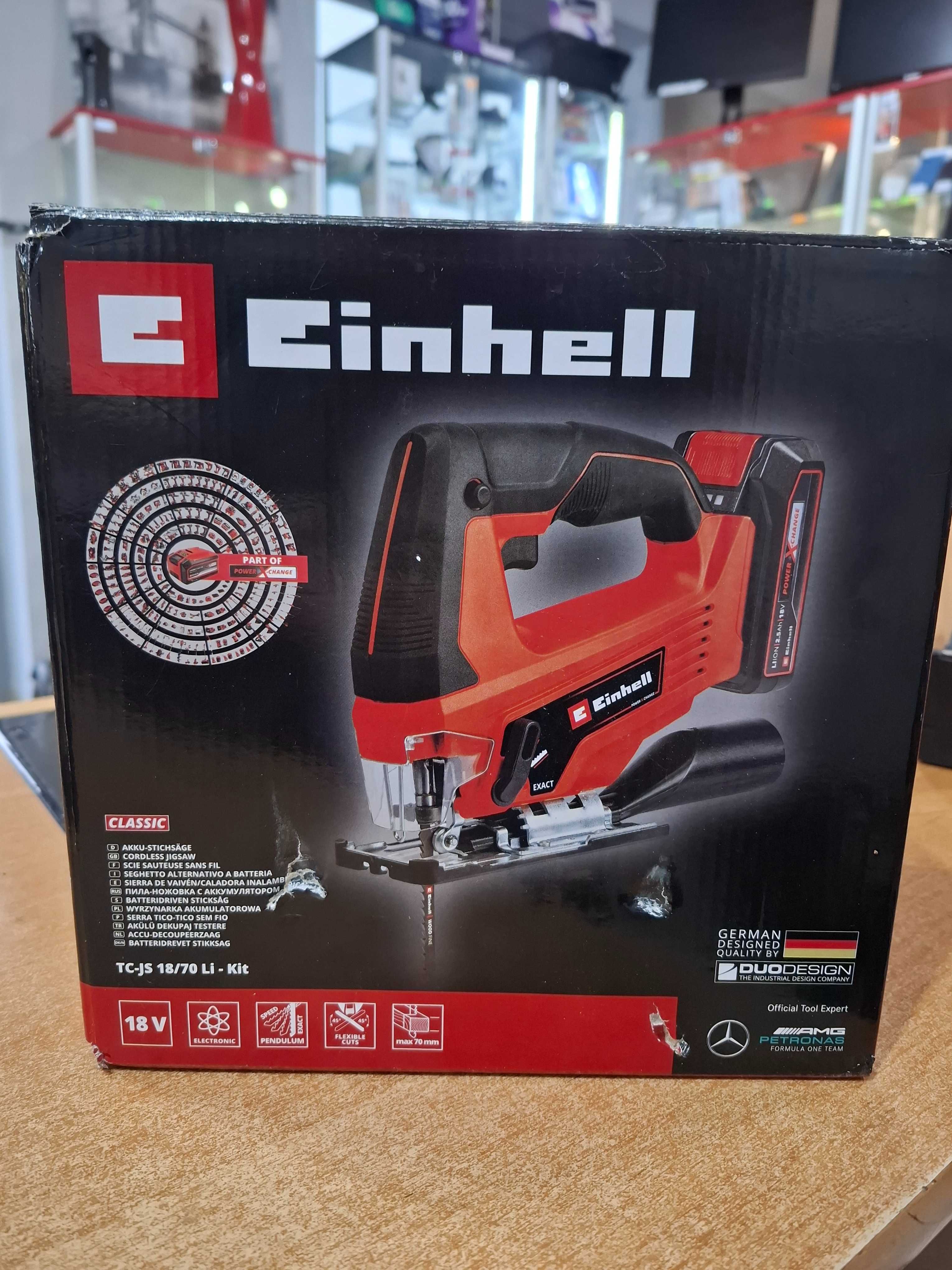 Jak NOWA wyrzynarka akumulatorowa Einhell TC-JS 18/70 Li pudełko