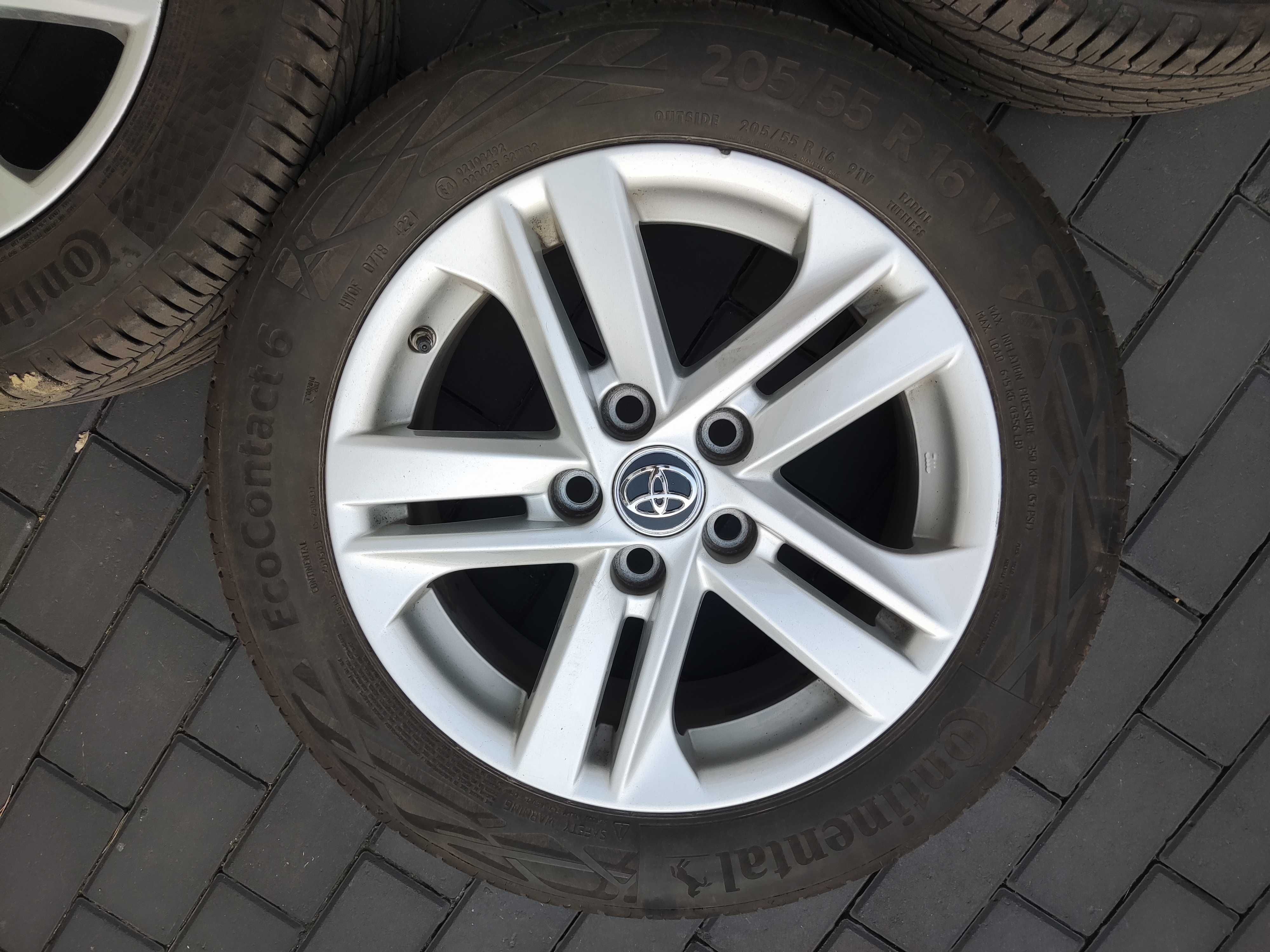 Koła 16' Toyota Corolla e21, oryginał, czujniki, lato