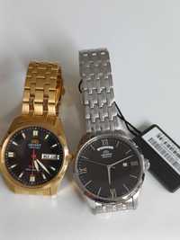 Dwa zegarki automatyczne Orient