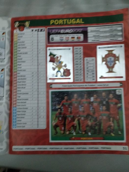 Caderneta euro 2012