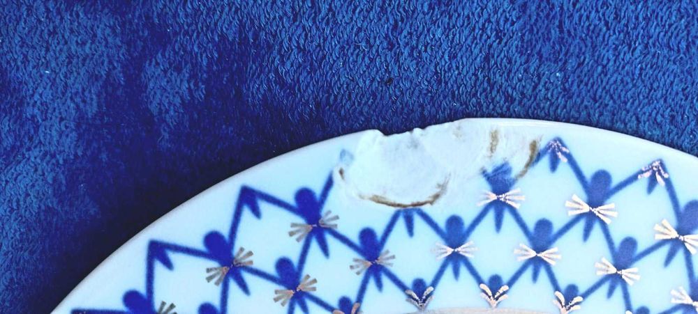 Чайная пара фарфор ЛФЗ кобальт сетка