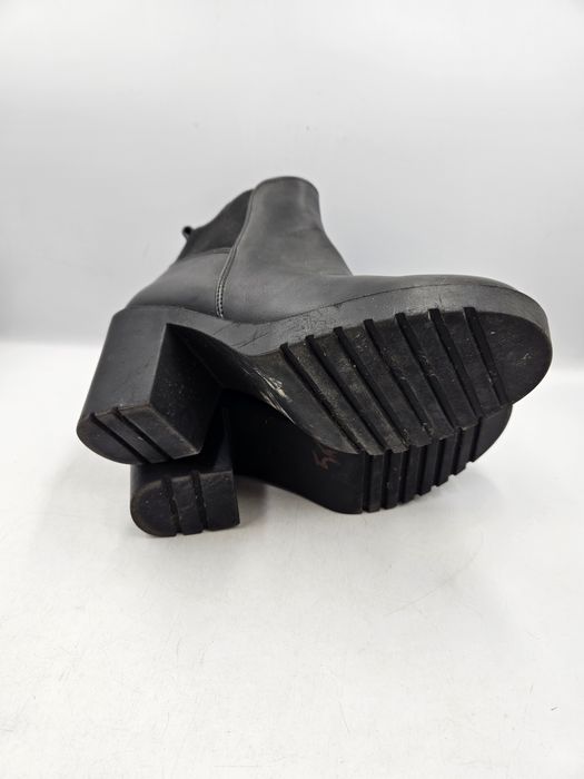 Botki Damskie Na Słupku H&M Czarne Rozmiar 36