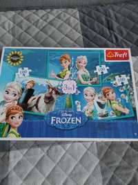 Puzzle - Disney Frozen 3w1