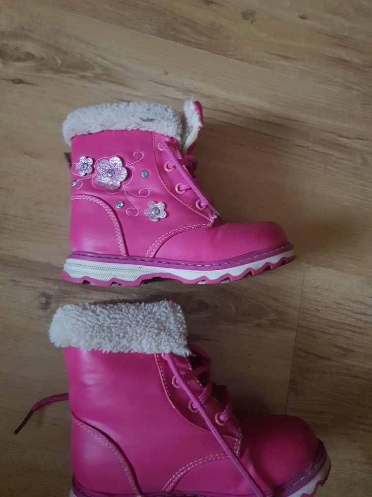 Buty zimowe dla dziewczynki