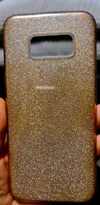 Złote piękne etui plecki Samsung S8+