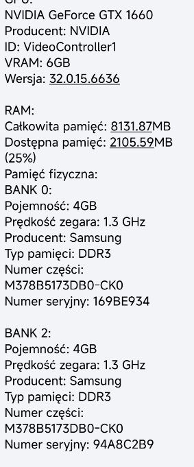Komputer stacjonarny. Monitor, klawiatura gratis