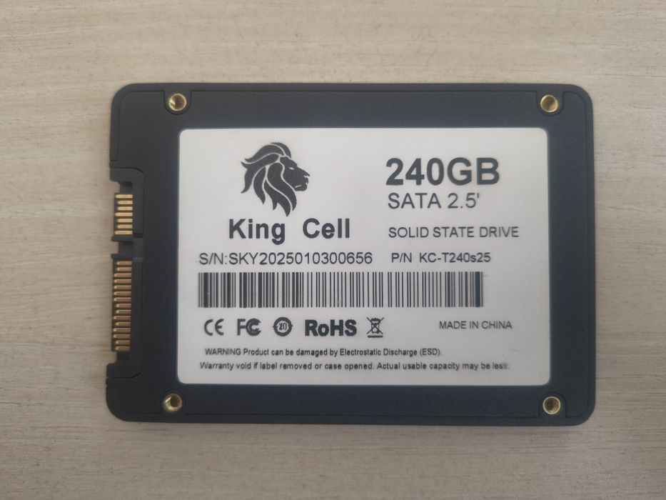 SSD 240GB 2.5' KingCell KC-T240s25 SATA III 7мм