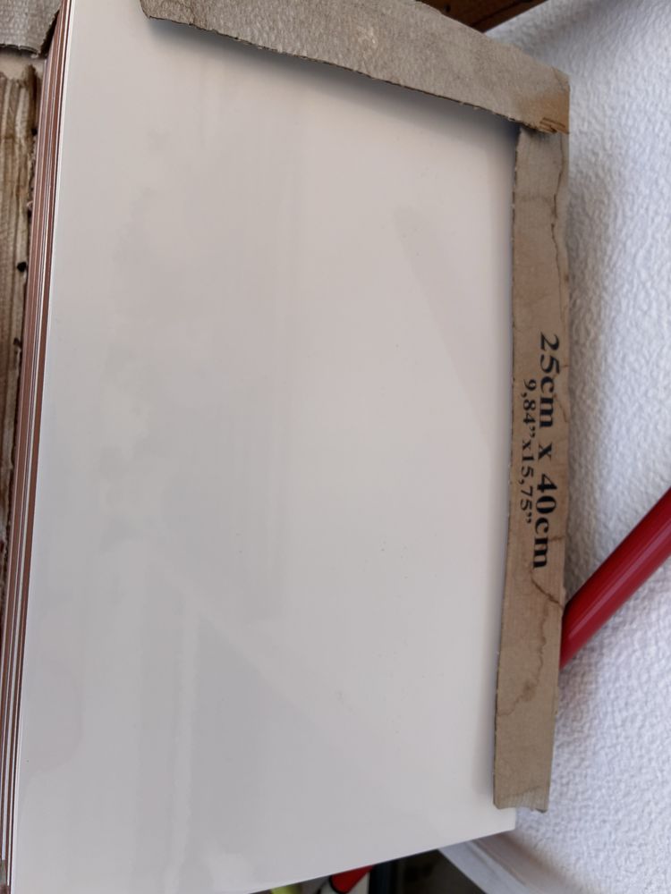 Azulejo biselado branco