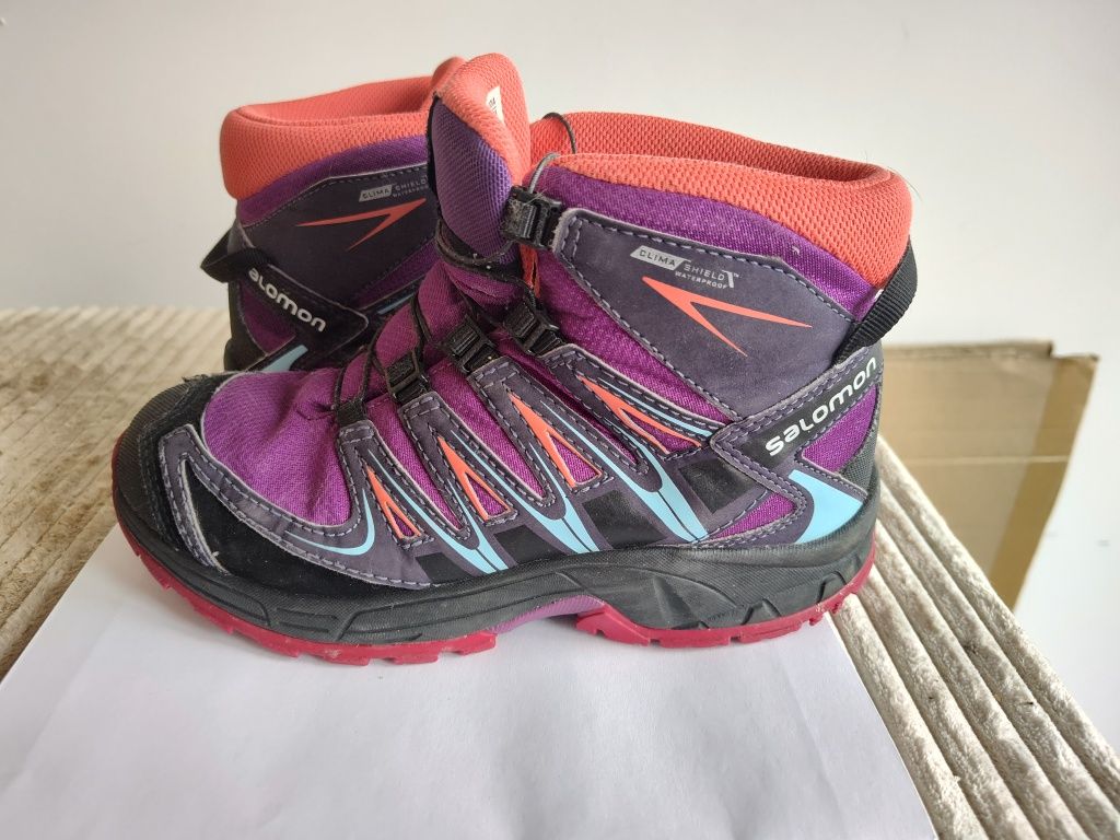 Salomon trekkingowe, wodoodporne , 34 / 21 cm