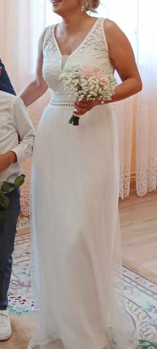 Suknia ślubna boho 38