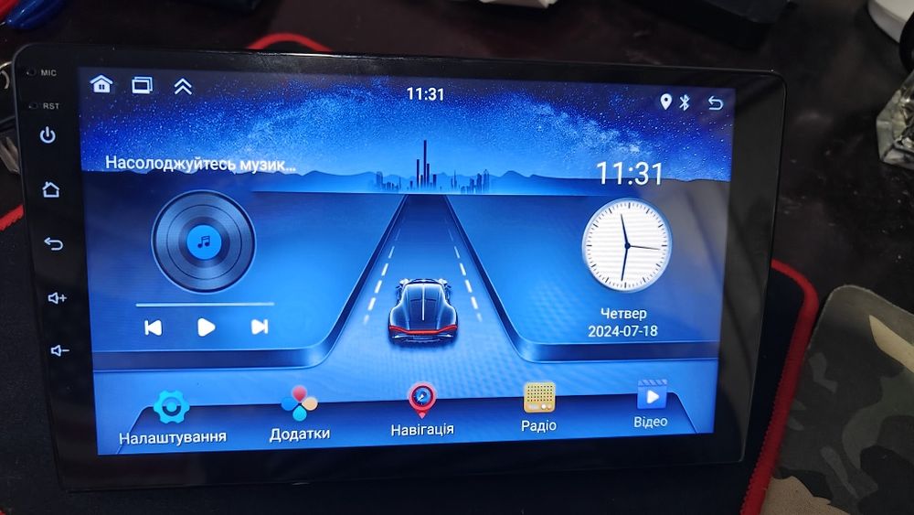 Продам нову автомагнітолу 7", 2/32 ГБ, Android 15, Carplay