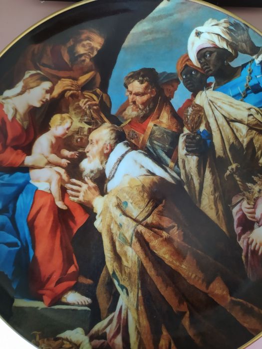 Prato de Natal 2020 vista alegre - Adoração aos Magos