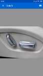 Volvo XC60 V60 V40 S80 S60 C30 C70 /2* botão de ajuste do assento capa
