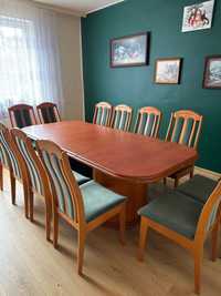 Stół 12 osobowy z krzesłami