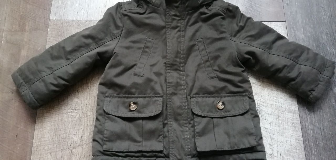 Kurtka zimowa, parka H&M 80-86cm.