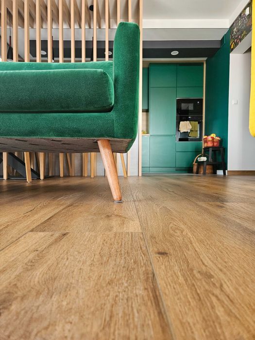 Sofa Glädje 3-osobowa, butelkowa zieleń Sz:216cm