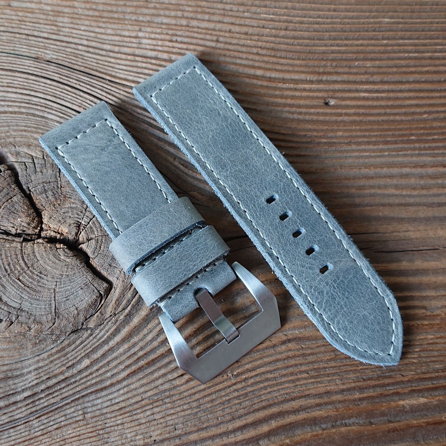 Pasek do zegarka Panerai 24 mm handmade skórzany ręcznie robiony