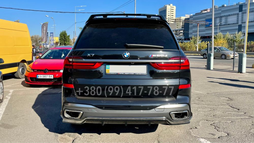 Обвес M50 X7 BMW G07 G 07 Накладка Спойлер Диффузор Пороги Дифузор