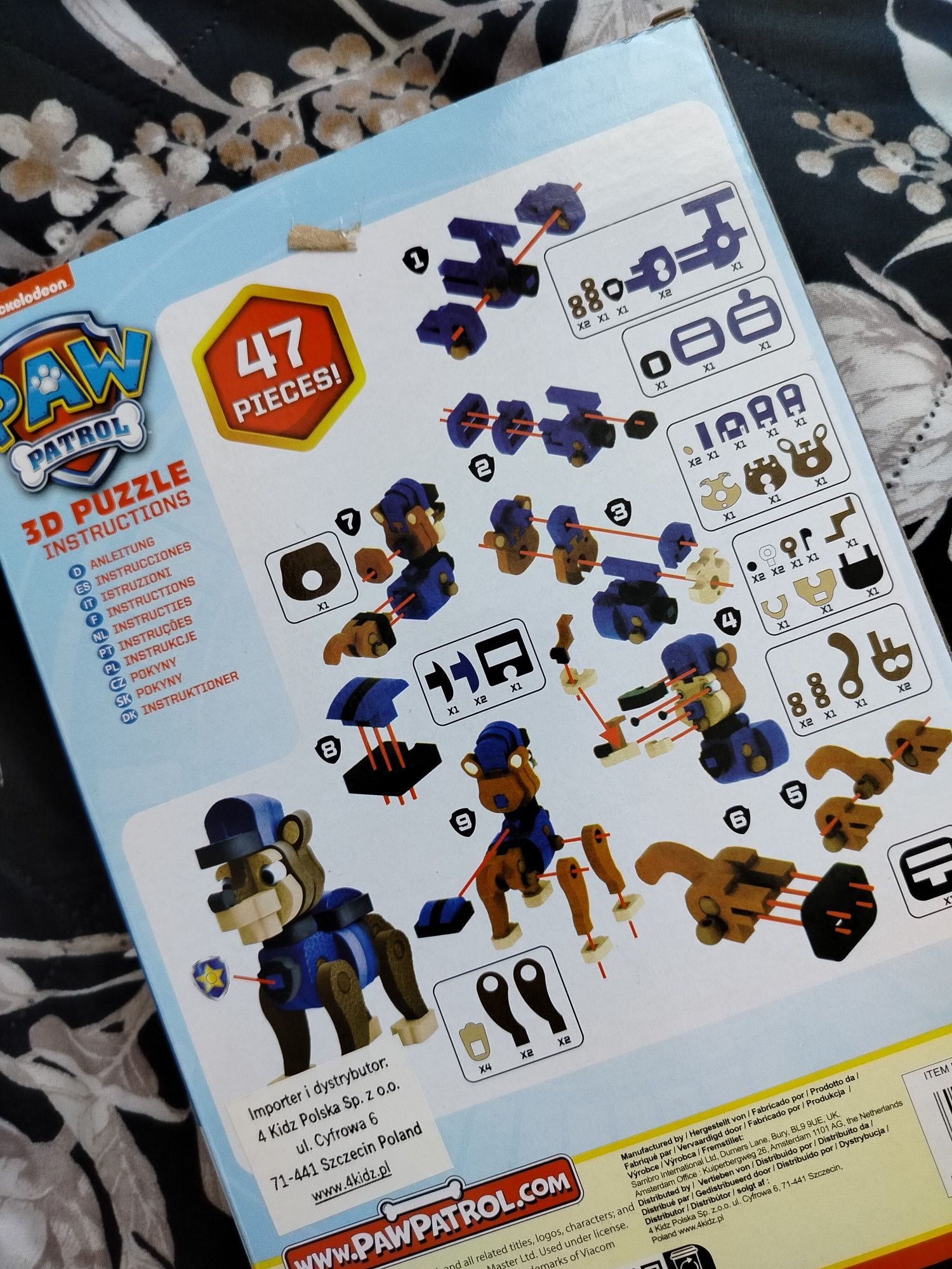 Puzzle 3D Paw patrol Chase