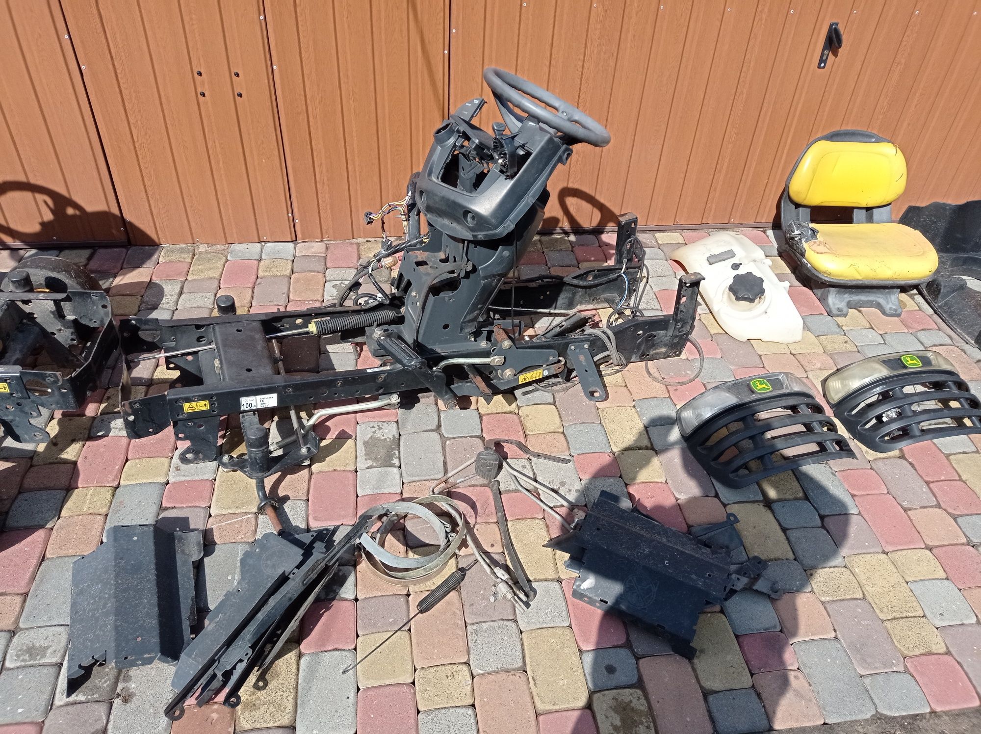 2x kosiarka traktorek John Deere x300r skrzynia biegów Hydro