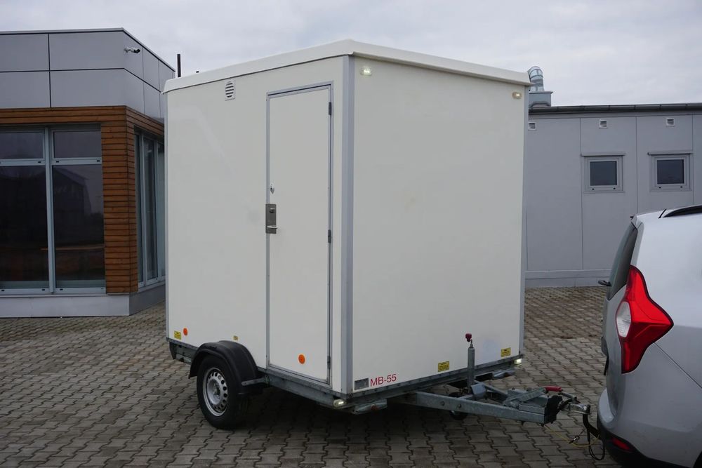Scanvogn 600 Przyczepa socjalna, toaleta mobilna 750kg  F-vat 23% Przyczepa sanitarna, toaleta, łazienka z prysznicem, WC mobi