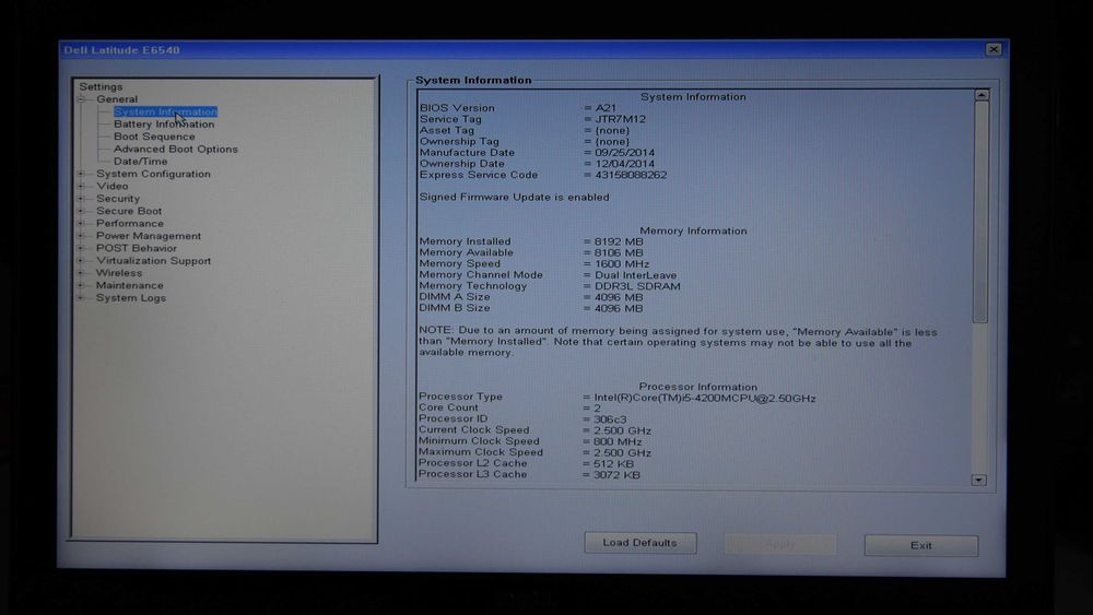 DELL Latitude E6540 i54200M 2,5GHz 8GB RAM HDD 1TB 1920x1080