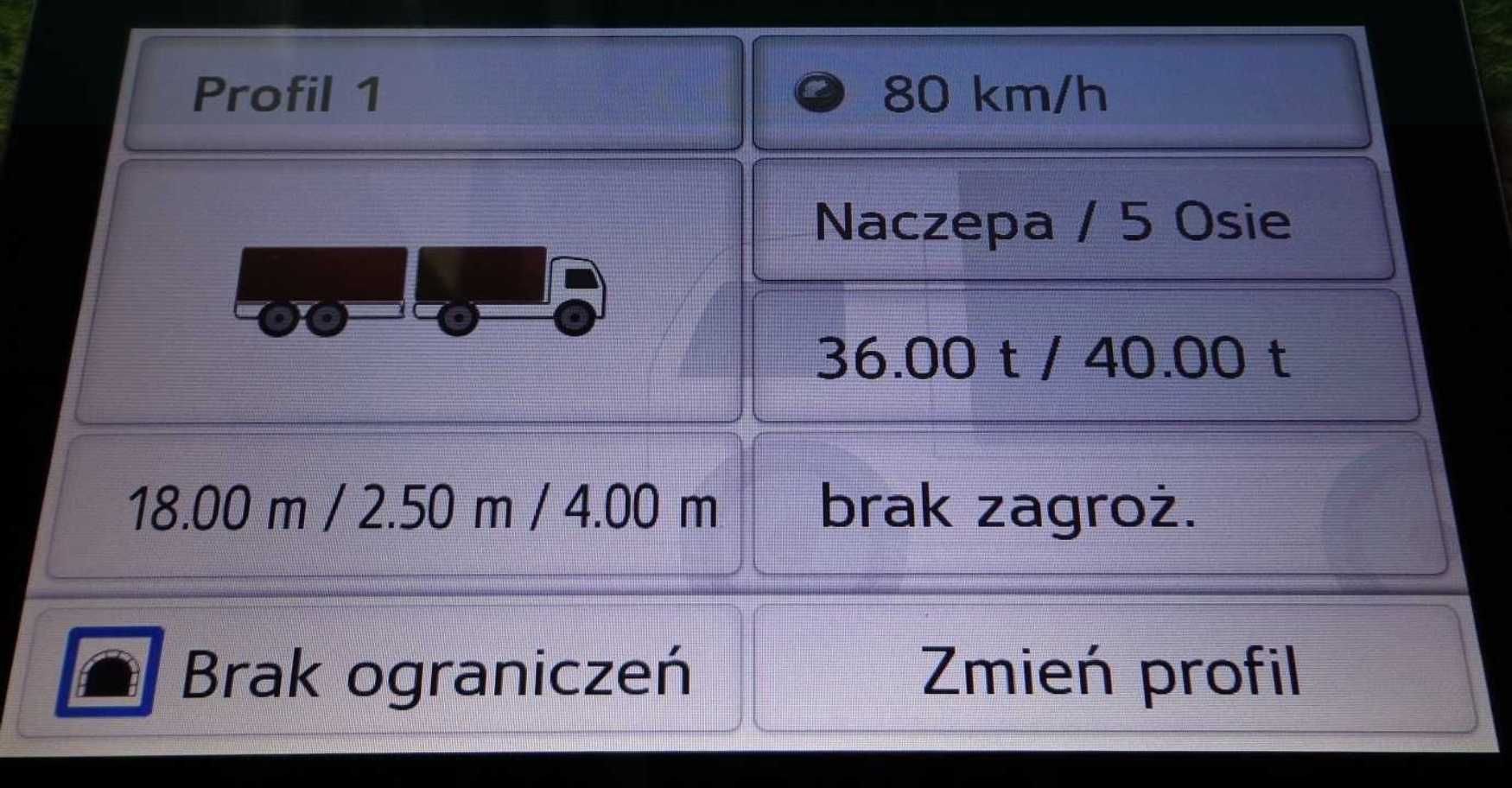 Nawigacja Becker Active 5S EU LMU + iGO Truck Transit TIR + TMC + 32GB