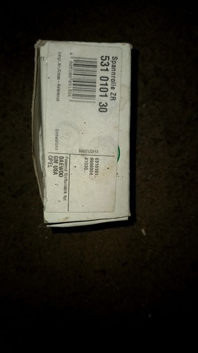 Натяжной ролик грм део ланос