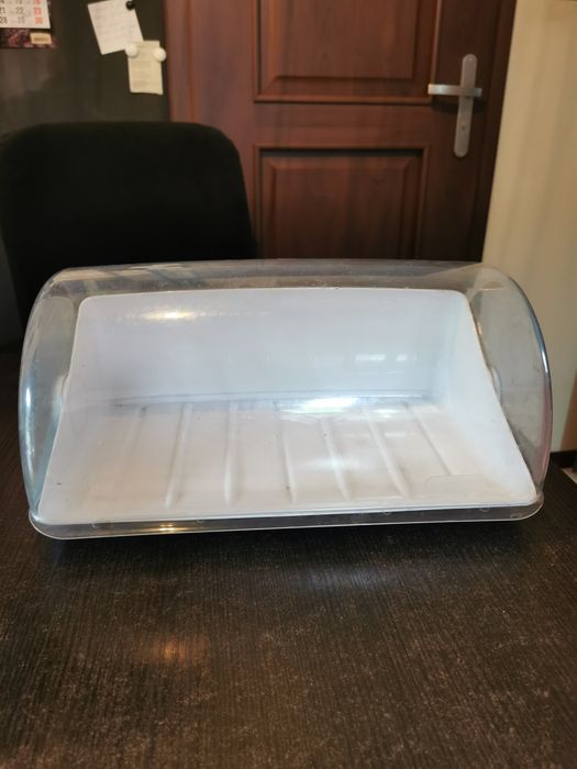 Chlebak plastikowy biały