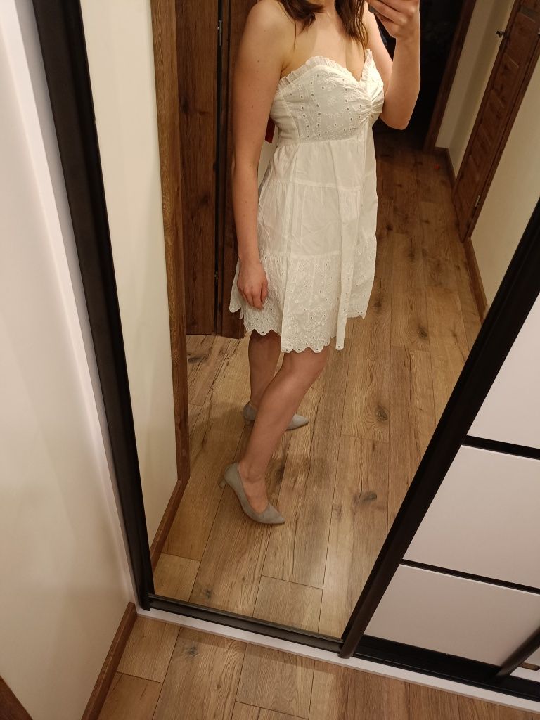 Sukienka letnia 38 M biała