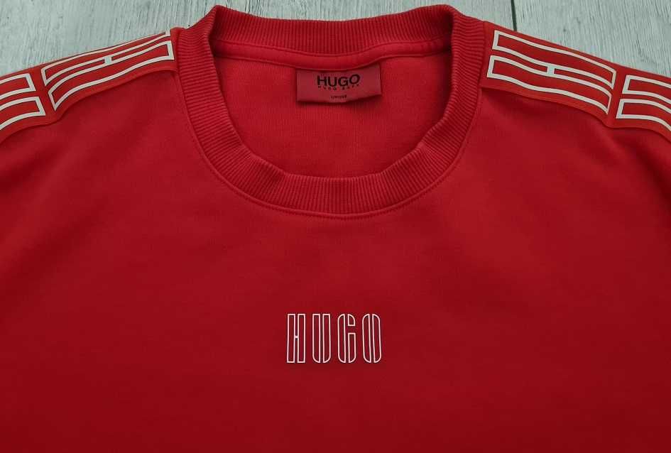 NOWA Bluza nierozpinana HUGO unisex (rozmiar M/L) CZERWONA