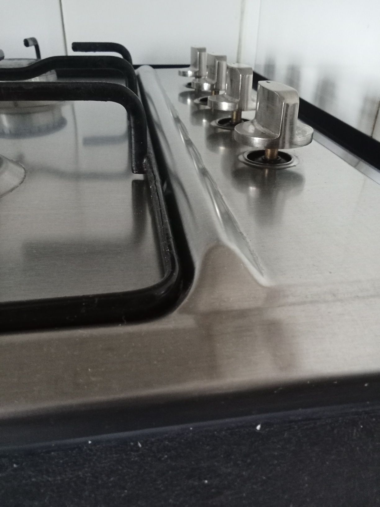 Fogão de Encastre a Gás  - 4 Bocas em Inox