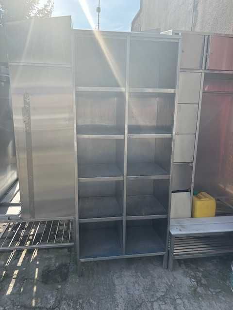 Regał ze stali kwasoodpornej