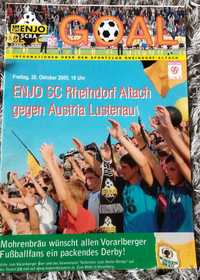 Program meczowy SC Rheindorf Altach vs Austria Lustenau AUSTRIA
