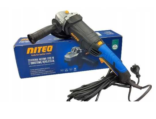 NOWA Szlifierka Kątowa 1200 W Tarcza 125 mm przewód 6 m, reg. obrotów