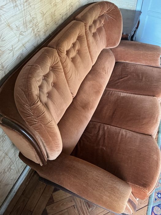 Sofá-cama 2 lugares veludo