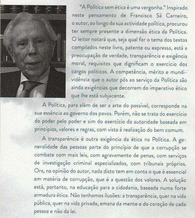 Livro Por Dentro da Política de Manuel Correia de Jesus [Portes Inc]