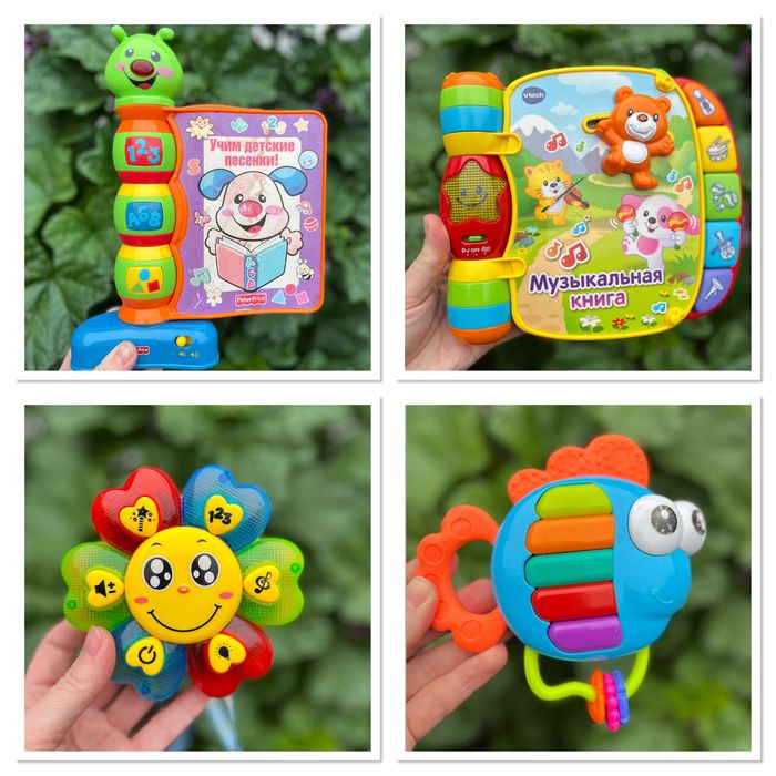 Музичні інтерактивні іграшки для найменших