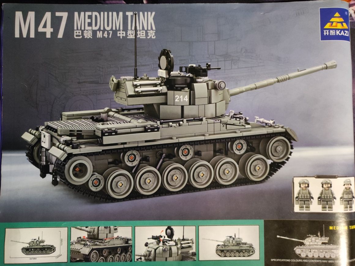 Lego танк М47 Patton (аналог)