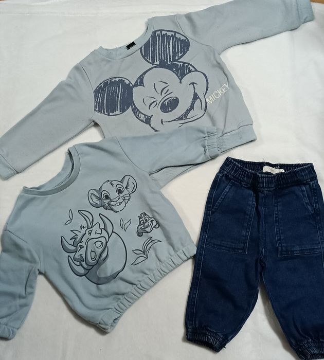 Lote de roupas bebé menino