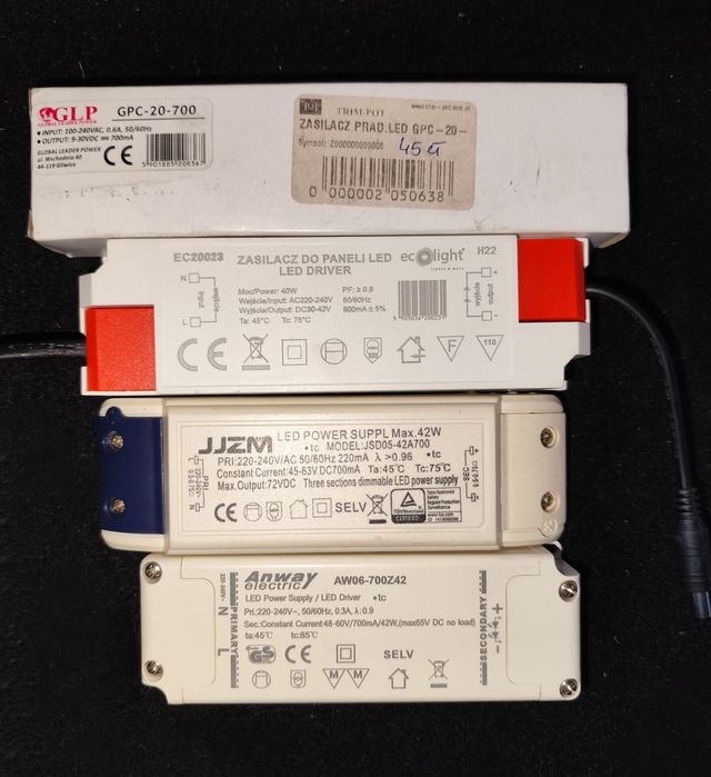 Zasilacze zasilaczLED GPC-20-700. AW06-700Z42