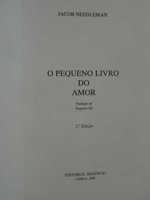 O Pequeno Livro do Amor de Jacob Needleman
