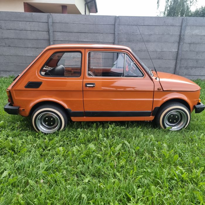 Samochód osobowy Orginał lakier Fiat 126p Pomarańczowy